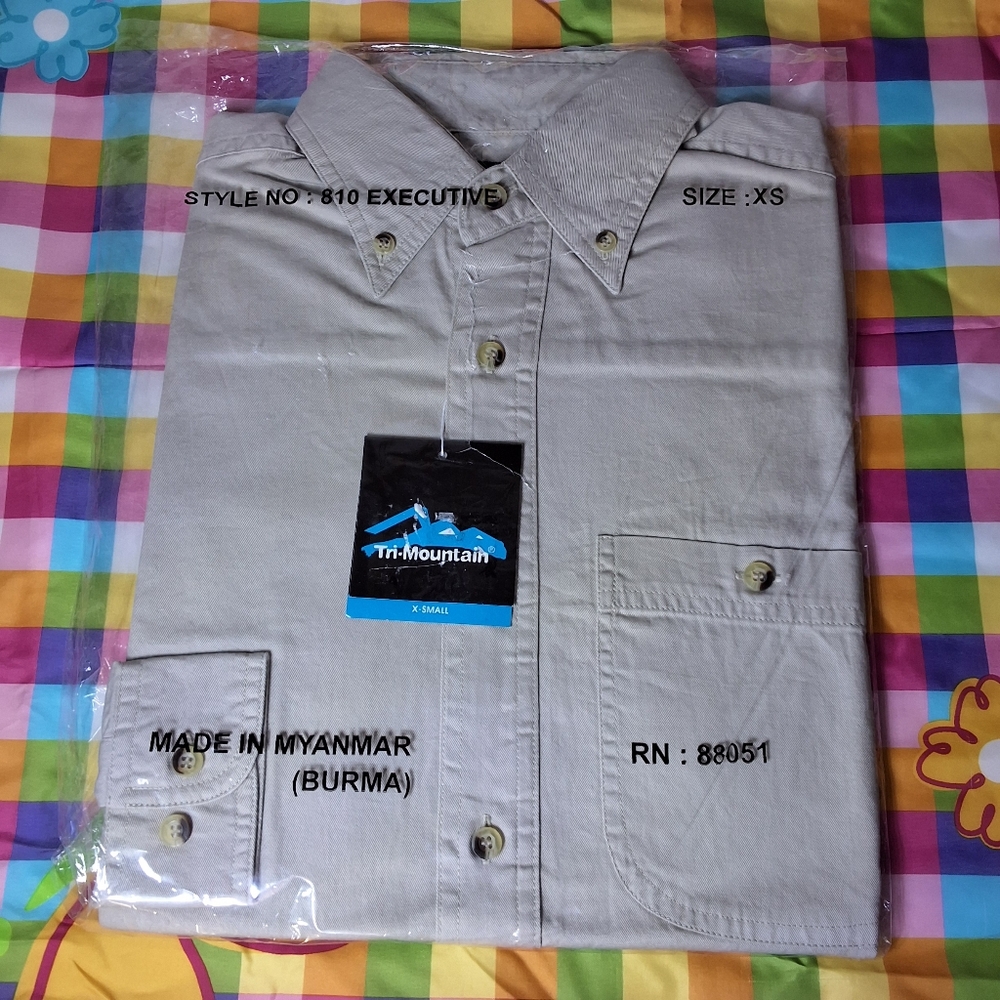 NWT TRI-MOUNTAIN EXECUTIVE LONG SLEEVE SHIRT